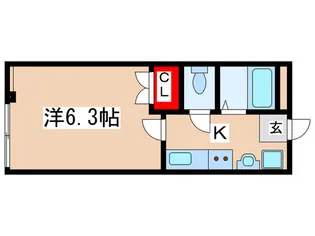 ブル-ハイム【1階】の間取り