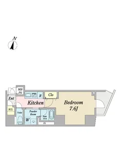 CONTRAIL千住大橋【10階】の間取り