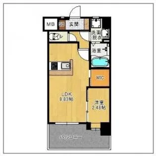 ザ シダーハウス バイ サヴォイ【8階】の間取り