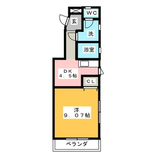 サンシーブル【3階】の間取り