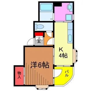 ムーンハイツマリコ6【2階】の間取り