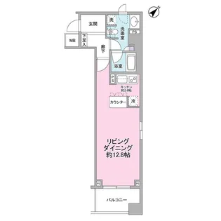 アリーム稲毛海岸【7階】の間取り
