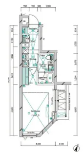 ガリシア中野新橋【2階】の間取り