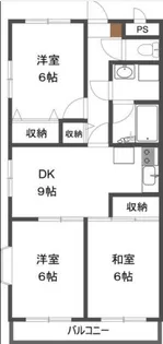 エミネント小手指2号館【3階】の間取り