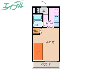 太平洋プラザ【2階】の間取り