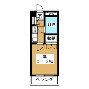 ヒルサイドフラッツIV【2階】の間取り