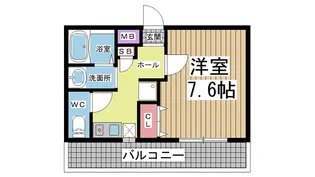 ラ・ポールF【3階】の間取り