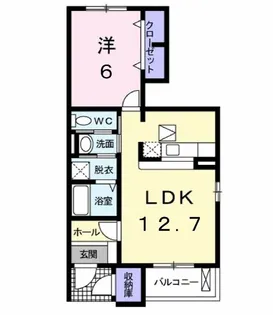 ツイン タウン 白石坂 I【1階】の間取り