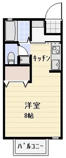 セジュール・ミネ【2階】の間取り