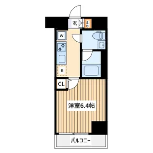 クレスト タップ新横浜【10階】の間取り
