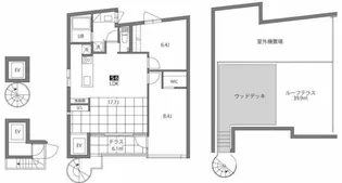 Kagurazaka Terrace【4階】の間取り