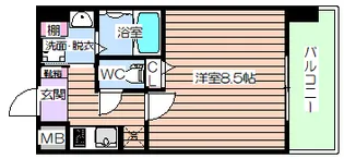 プロシード本町西セレーノ【12階】の間取り