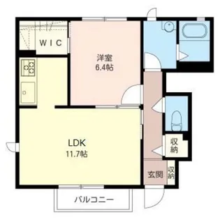 グリーンパーク高崎壱番館【1階】の間取り