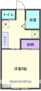 ヒューマンハイツB【1階】の間取り