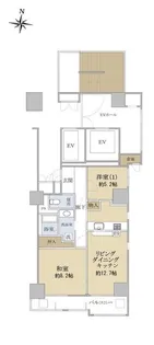 RICイーストコート8番街 1番館【2階】の間取り