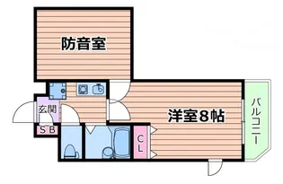 ミュージックコート【4階】の間取り