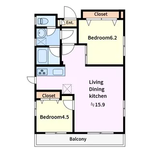 TAKT heim【5階】の間取り