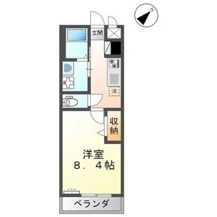 メゾン ド ココン M【1階】の間取り