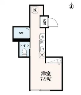 レガーレ新高円寺【1階】の間取り