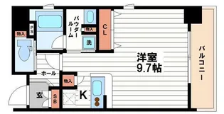 アーバネックス北浜【7階】の間取り