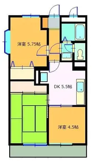 ヴァンベール【3階】の間取り