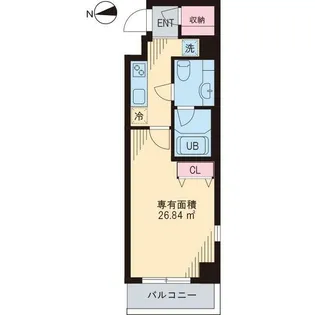 プレミール中延【3階】の間取り