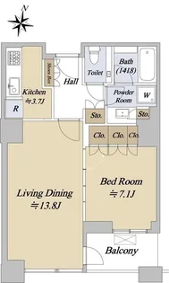 グランフロント大阪オーナーズタワー【28階】の間取り