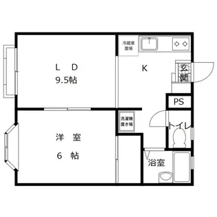 メゾン・クリァション【2階】の間取り