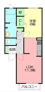 グリーンヴィラ【2階】の間取り