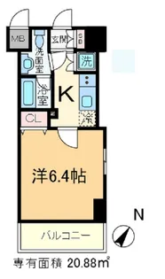 プレール・ドゥーク東京NORTHII【6階】の間取り