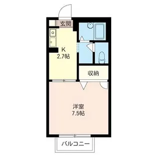 サンリヴェール【1階】の間取り