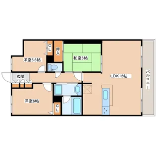 ネオハイツ高砂II【11階】の間取り