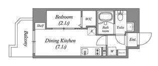 Primal KinshichoII Primal KinshichoII【5階】の間取り
