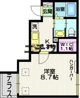 目黒GARDEN【1階】の間取り
