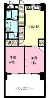サンファミリー三田【2階】の間取り