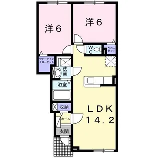 アポロ【1階】の間取り