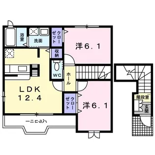 コーポタイホー【2階】の間取り