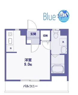 ベイフロント由比ヶ浜【2階】の間取り