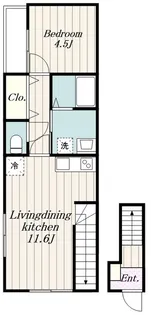 プリマヴェーラ玉川学園【2階】の間取り