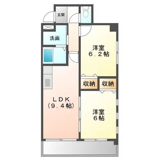 アーデルコート岩崎台【1階】の間取り
