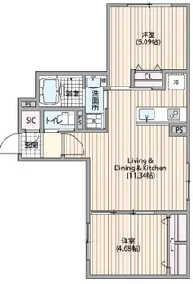 エルファーロ日暮里【3階】の間取り