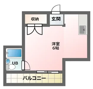 OLA COURT田辺(東洋プラザ田辺【3階】の間取り