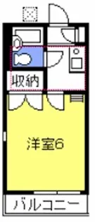 プチハウス武蔵野【2階】の間取り