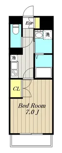 Glycine(グリシーナ)【0】【3階】の間取り