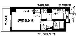 ショルテッツァ京成【2階】の間取り