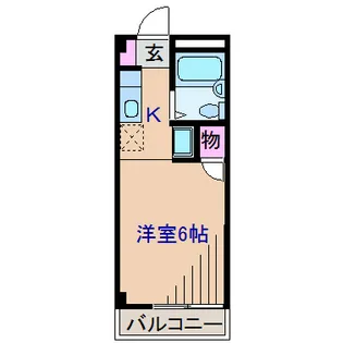 スプリング大倉山【2階】の間取り