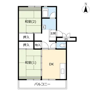 URサンヴァリエ平塚【3階】の間取り