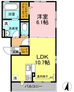 Arietta【2階】の間取り