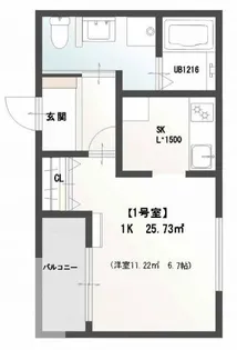 reve南本庄【2階】の間取り