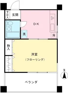 トゥインクル高井戸【1階】の間取り